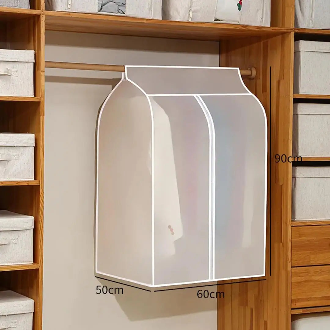 Closet Hanging Garment Clothes Cover - Dustproof Wardrobe Storage Bag