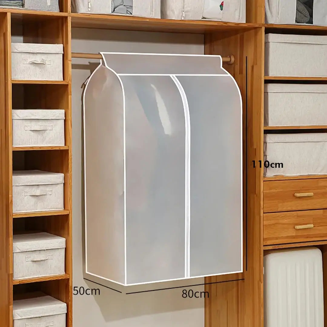 Closet Hanging Garment Clothes Cover - Dustproof Wardrobe Storage Bag