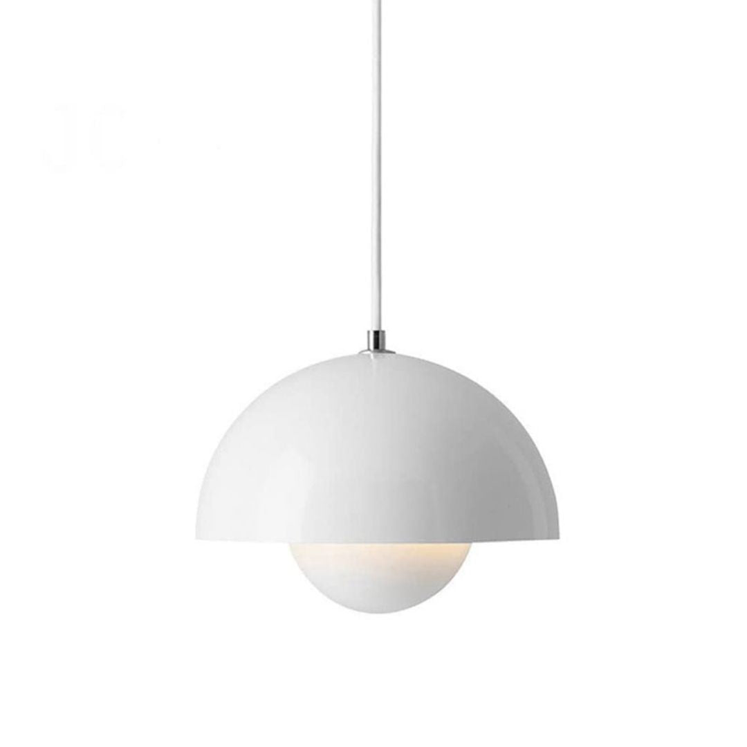 AuroraGlo LED Pendant Lamp - Modern Flower-Pot Style Hanging Light for Cozy Interiors