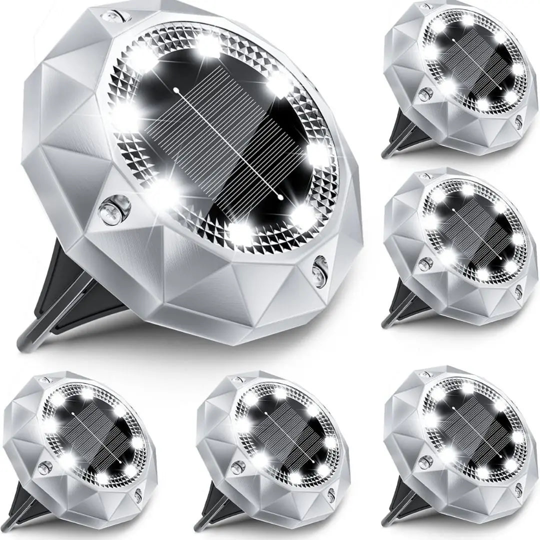 Solaro Diamond Path Lights - IP65 Waterproof LED Ground Lights for Garden and Landscape
