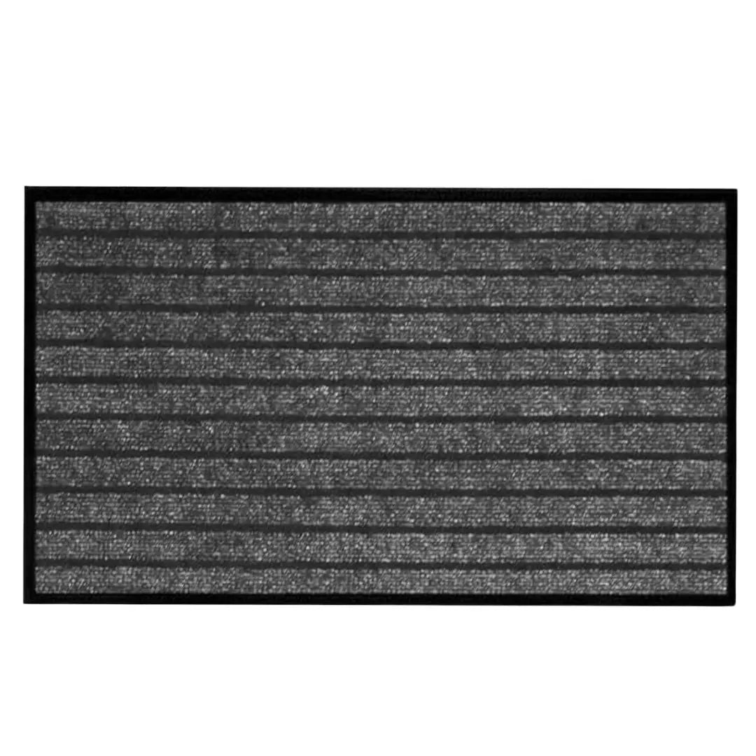 RibbedGuard Heavy-Duty Door Mat - Non-Slip Rubber Backed Indoor and Outdoor Entrance Mat
