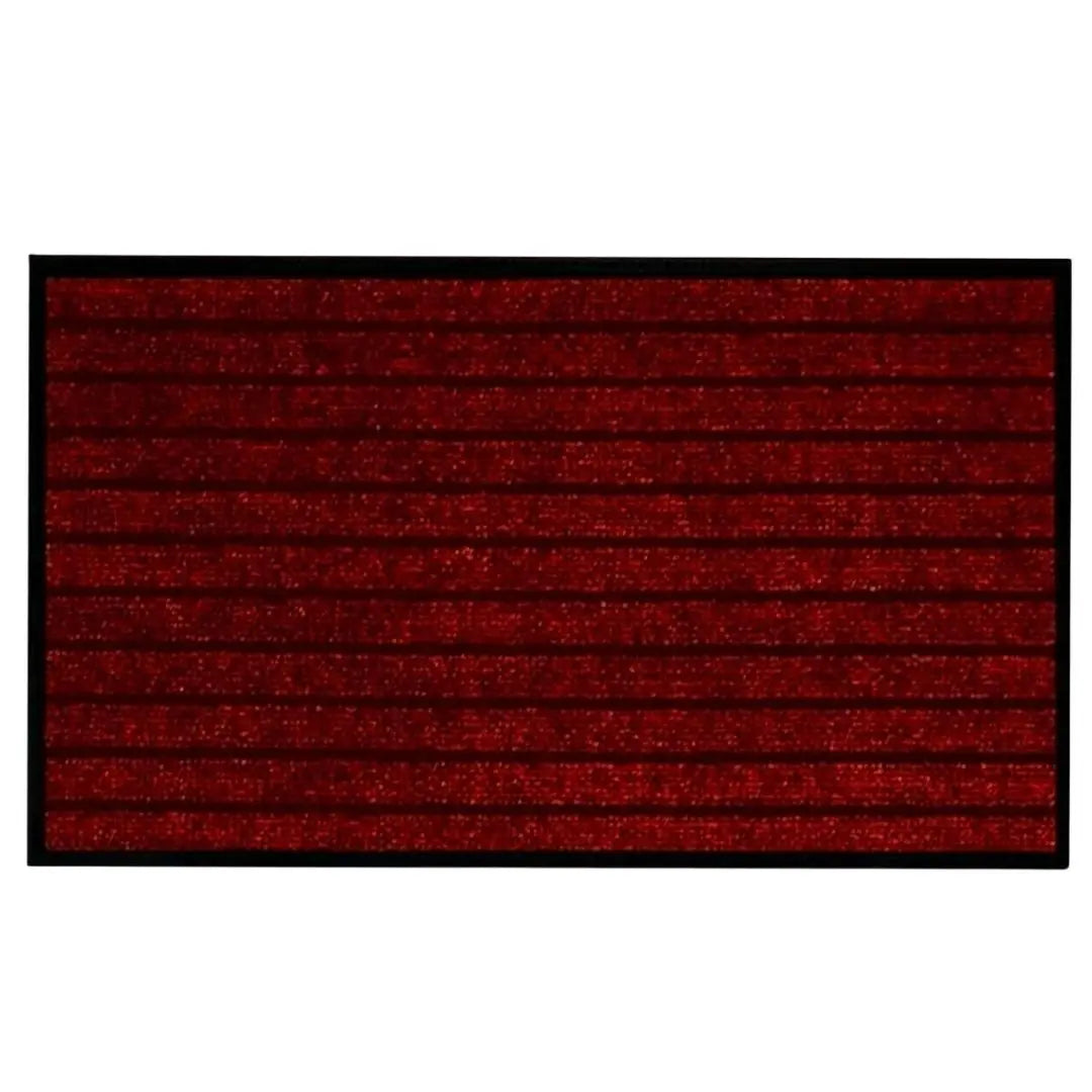 RibbedGuard Heavy-Duty Door Mat - Non-Slip Rubber Backed Indoor and Outdoor Entrance Mat