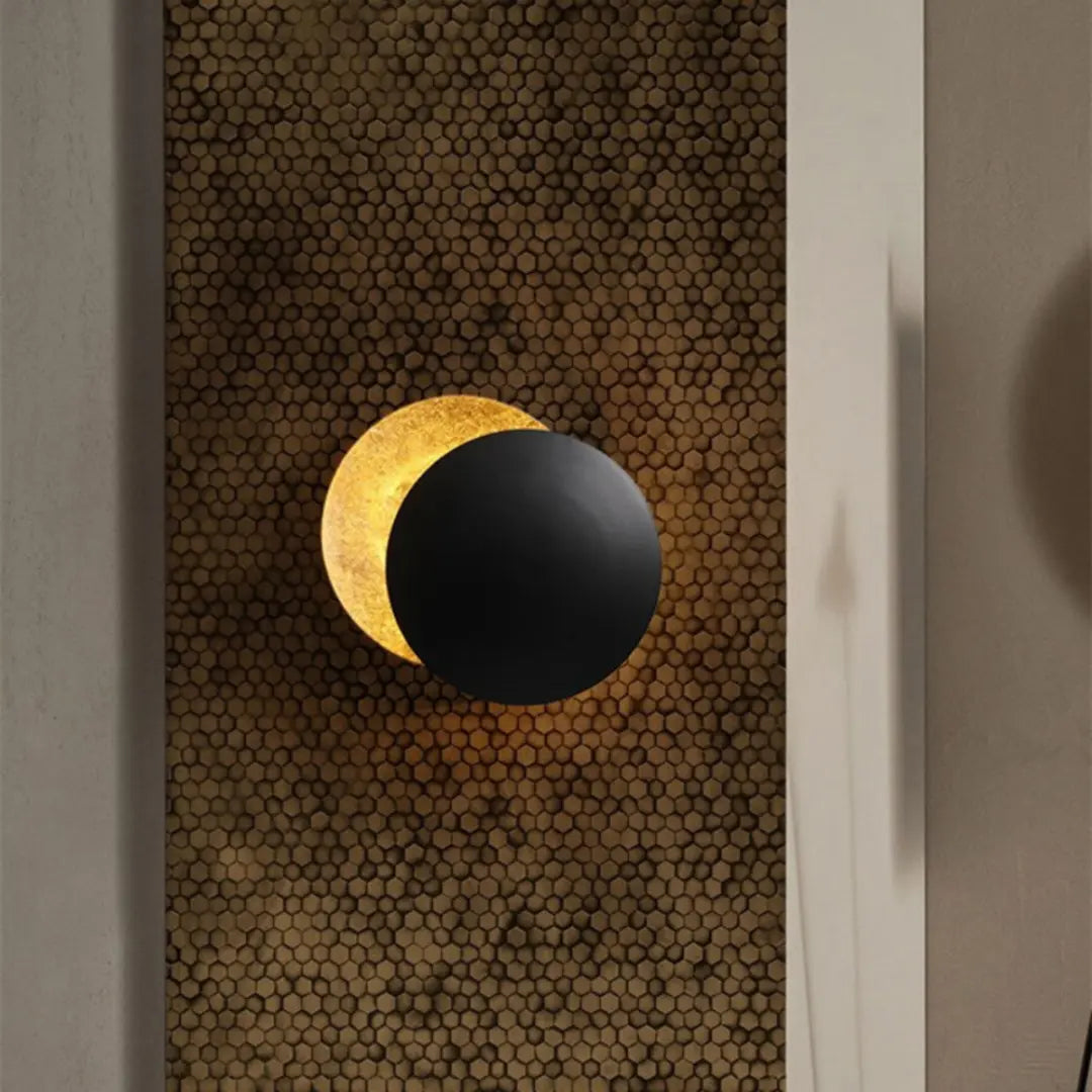 Living Room Modern Wall Lamp - Solar Eclipse Design Wall Lights
