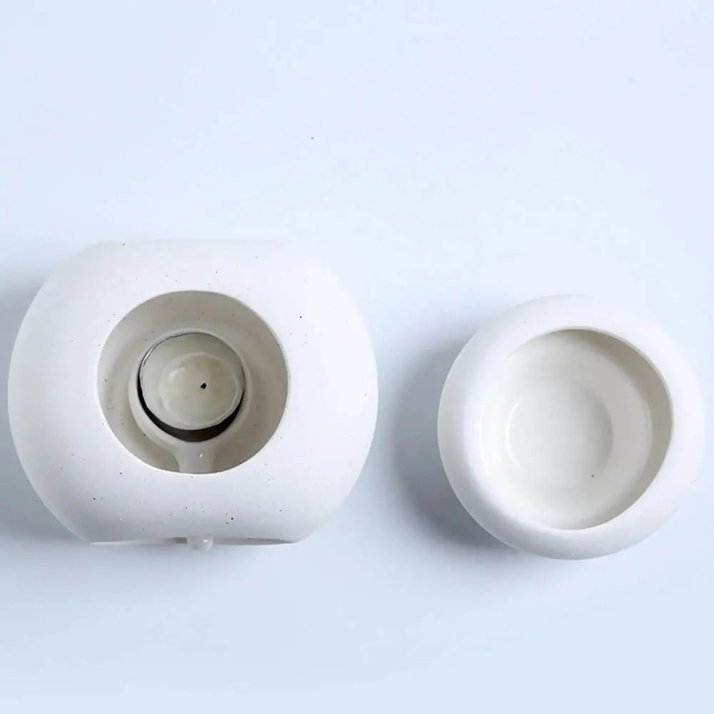 White Reed Diffuser with Candle Melting Heater