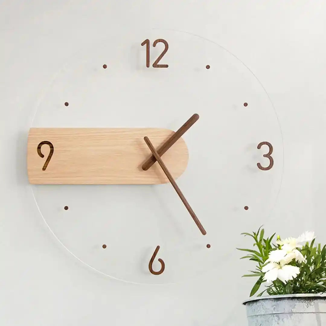 Nordic Style Silent Scan Movement Clock