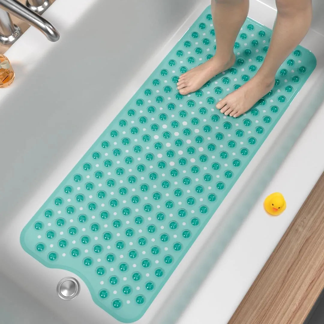 Non-Slip Bath Mat for Tub - Extra Long Anti-Mould Bathroom Mat