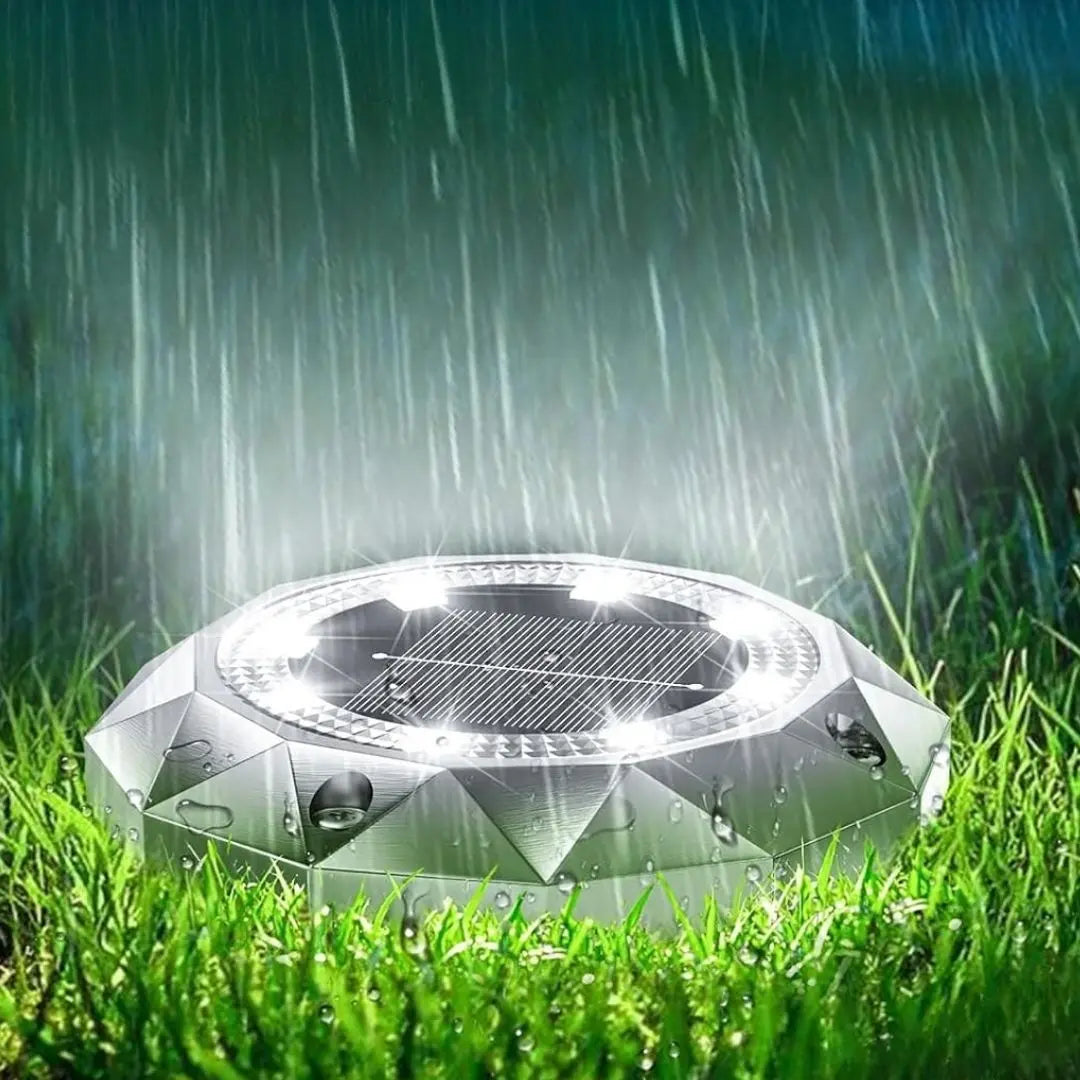 Solaro Diamond Path Lights - IP65 Waterproof LED Ground Lights for Garden and Landscape