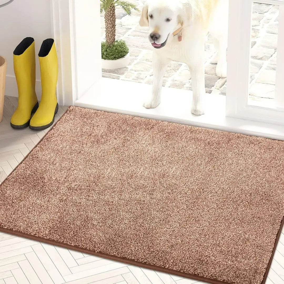 PawGuard Dirt Trapper Mat - Machine Washable Non-Slip Welcome Mat for Pets and Entryways