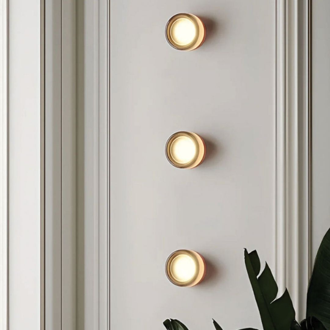 Dimple Sconce Light - Minimalist Wall and Ceiling LED Fixture for Modern Interiors