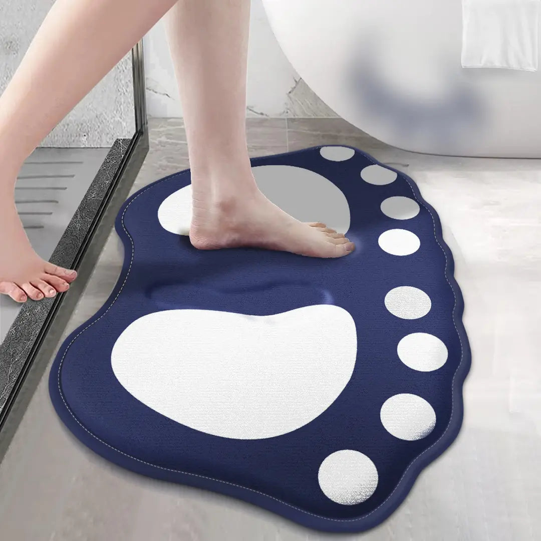 Claw Pattern Anti-Slip Bathroom Mat - Soft, Absorbent & Stylish
