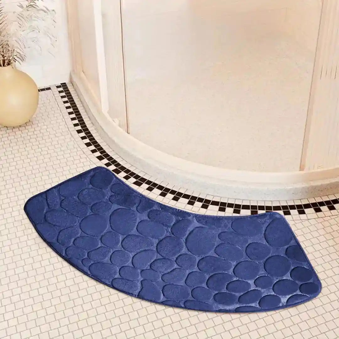 Curved Non Slip Bath Mat - Thickened Shower Room Mat