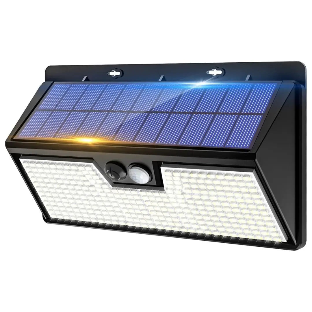 Solarex Motion Sensor Lights - 318 LED Super Bright Outdoor Wall Lights