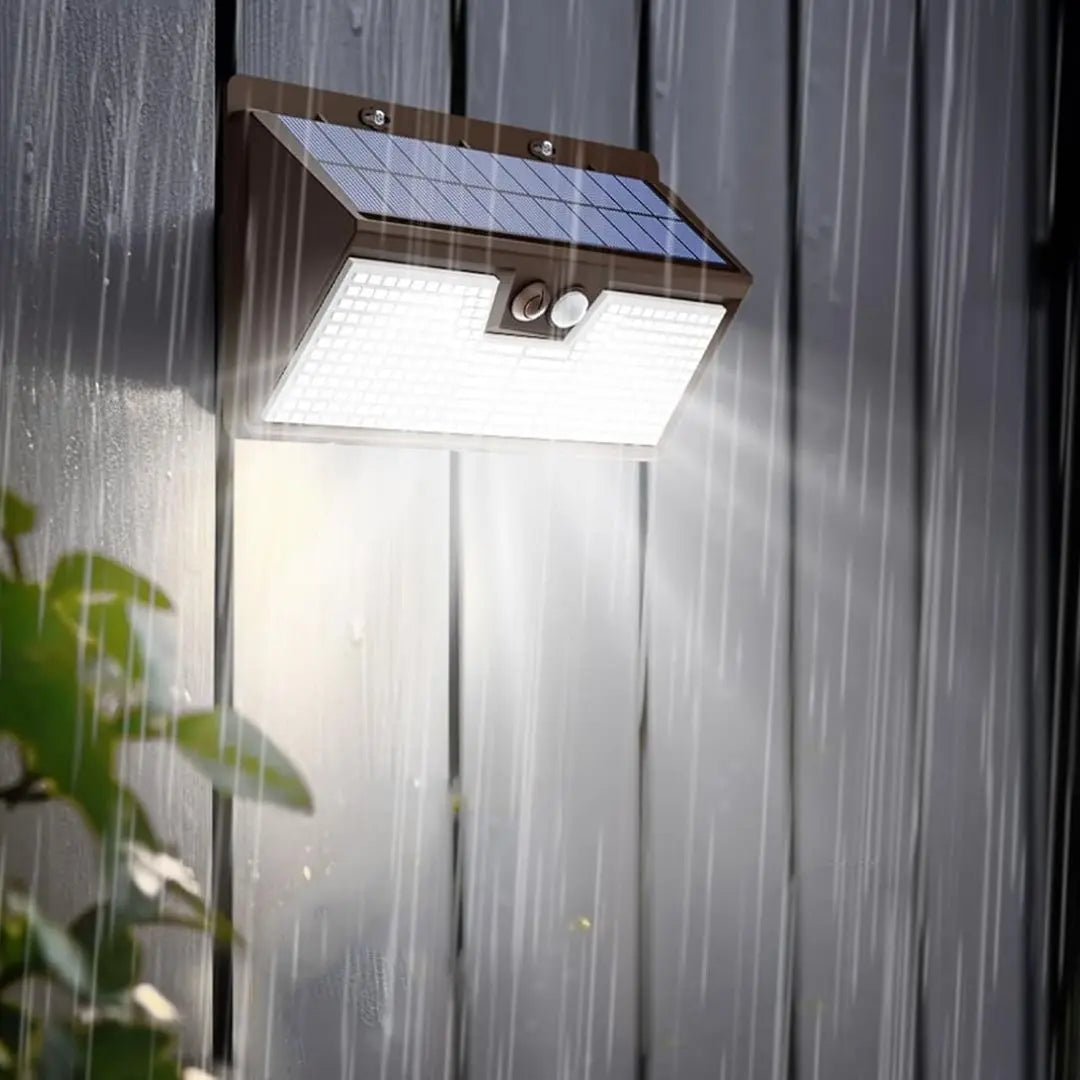 Solarex Motion Sensor Lights - 318 LED Super Bright Outdoor Wall Lights