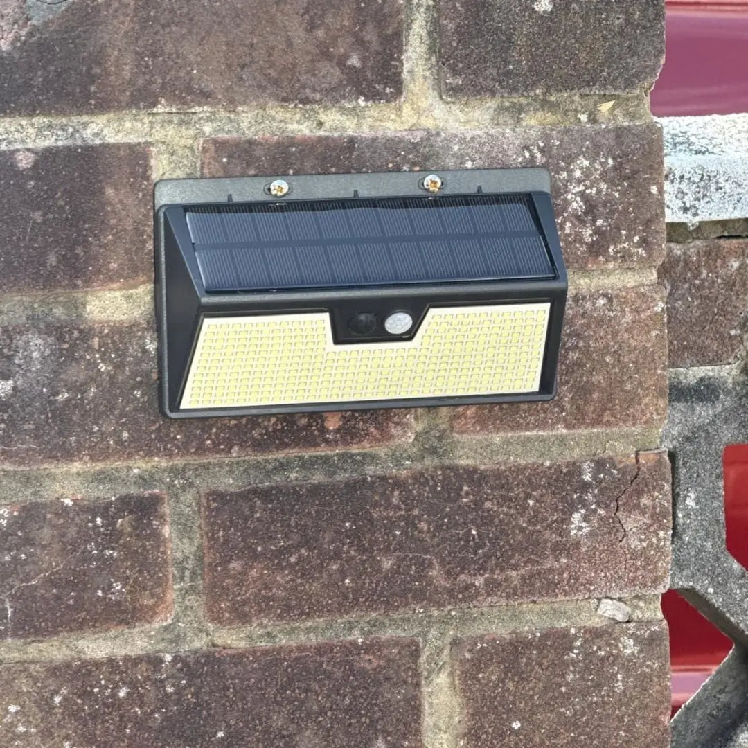 Solarex Motion Sensor Lights - 318 LED Super Bright Outdoor Wall Lights