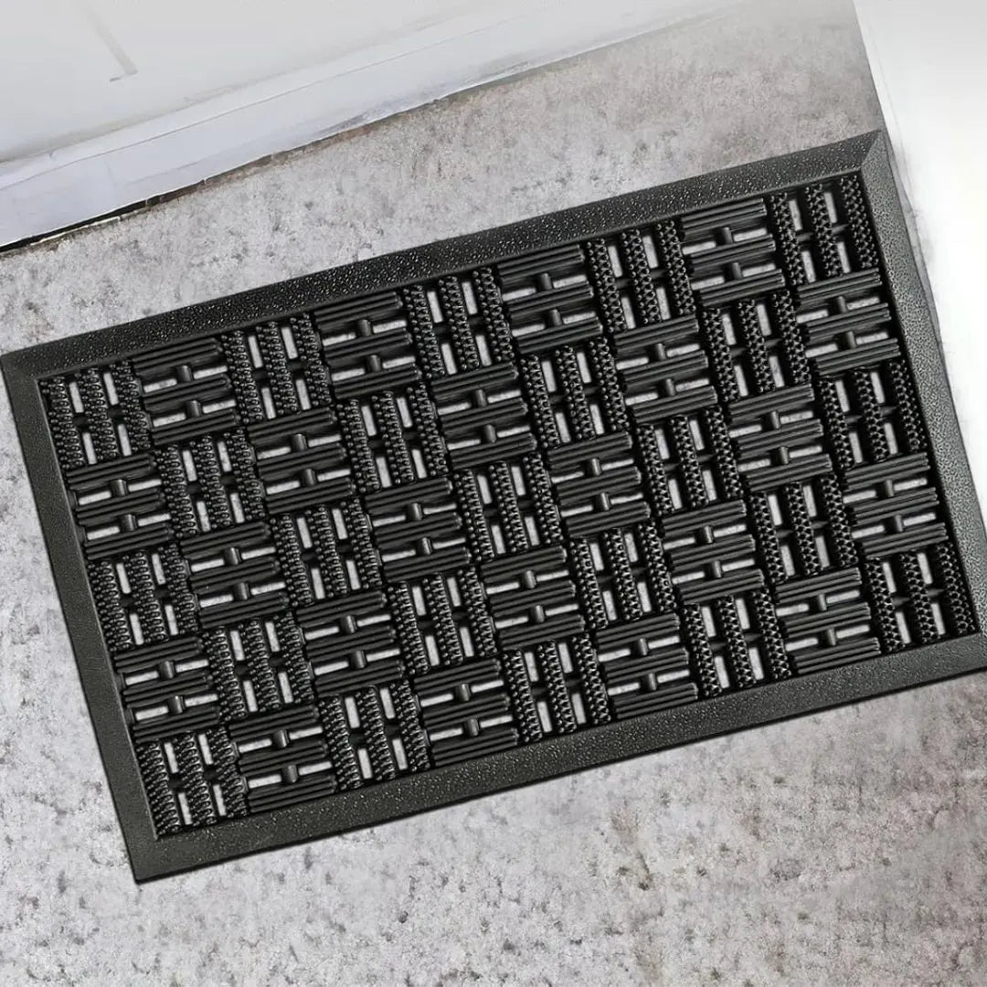 Torvo Rubber Door Mat - Heavy Duty Non-Slip Outdoor Mat