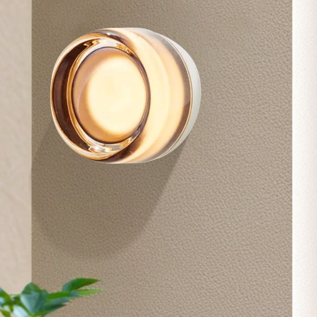 Dimple Sconce Light - Minimalist Wall and Ceiling LED Fixture for Modern Interiors