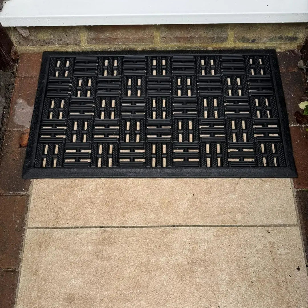 Torvo Rubber Door Mat - Heavy Duty Non-Slip Outdoor Mat