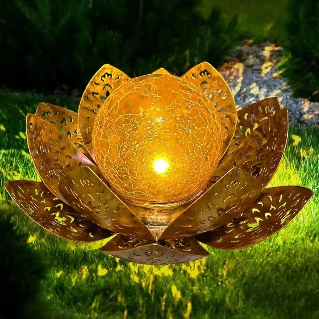 Liora Solar Lotus Garden Lights - Decorative Waterproof Outdoor Ornaments