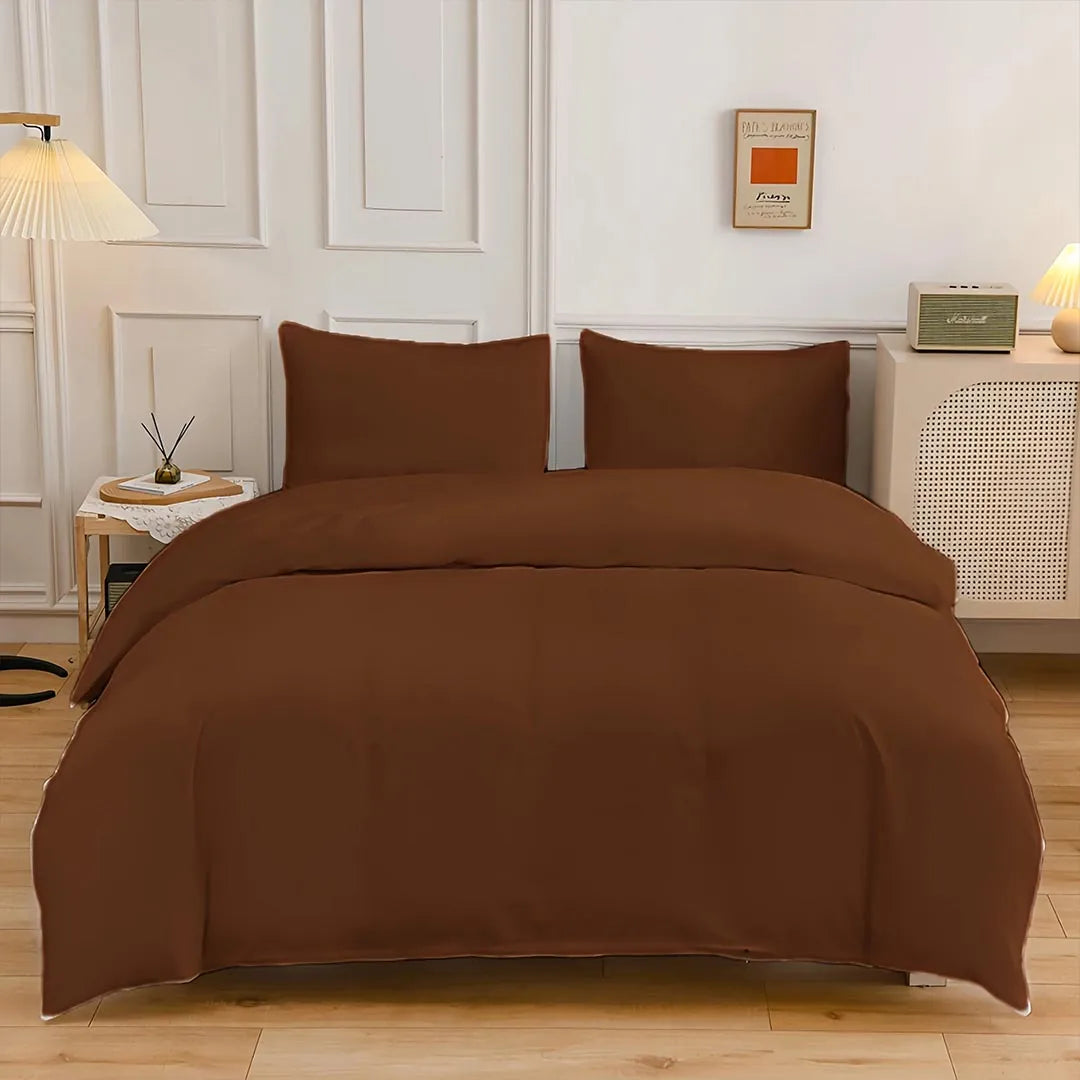 Brushed Duvet Cover Set with Pillowcases