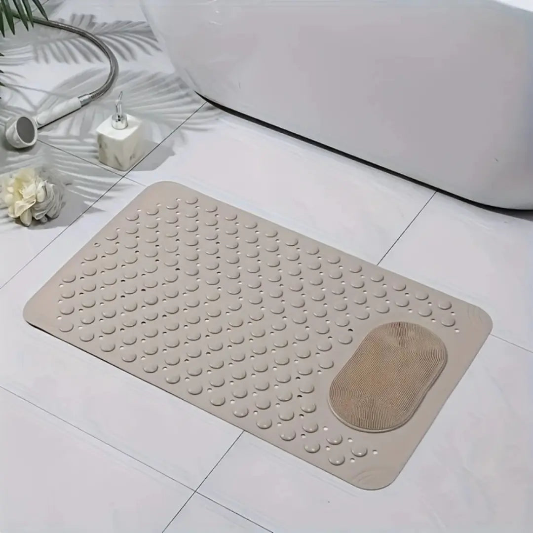 Non Slip PVC Bathtub Mat with Suction Cup Massage Bumps