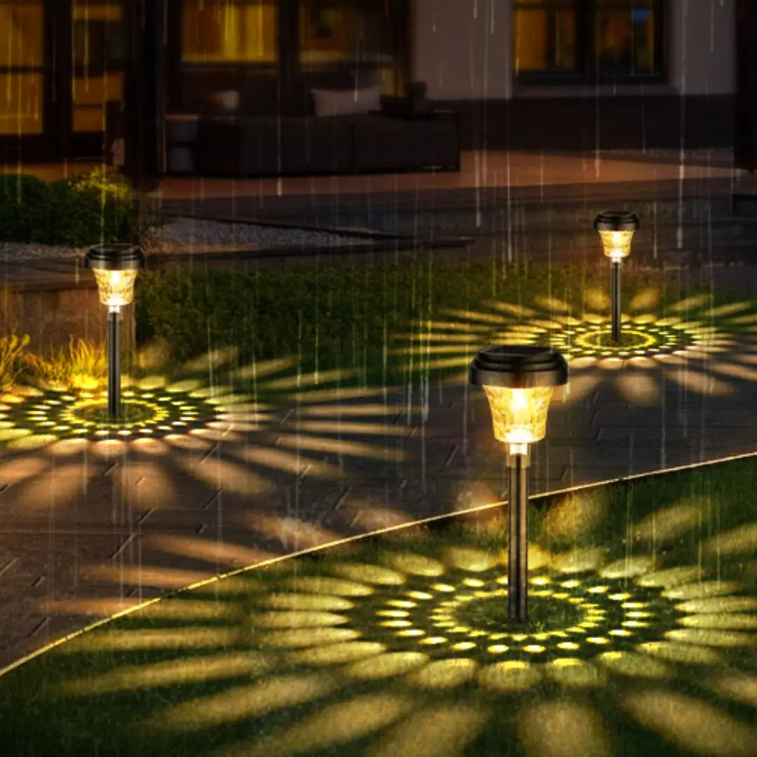 UshineGlow Solar Garden Lights - Waterproof Stake Lights