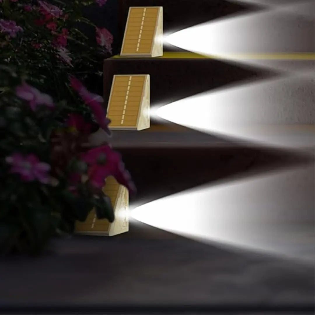 StepBright Solar Garden Step Lights - Waterproof Outdoor Lighting