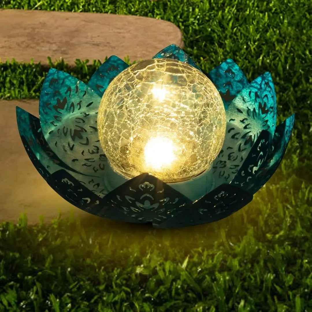 Liora Solar Lotus Garden Lights - Decorative Waterproof Outdoor Ornaments
