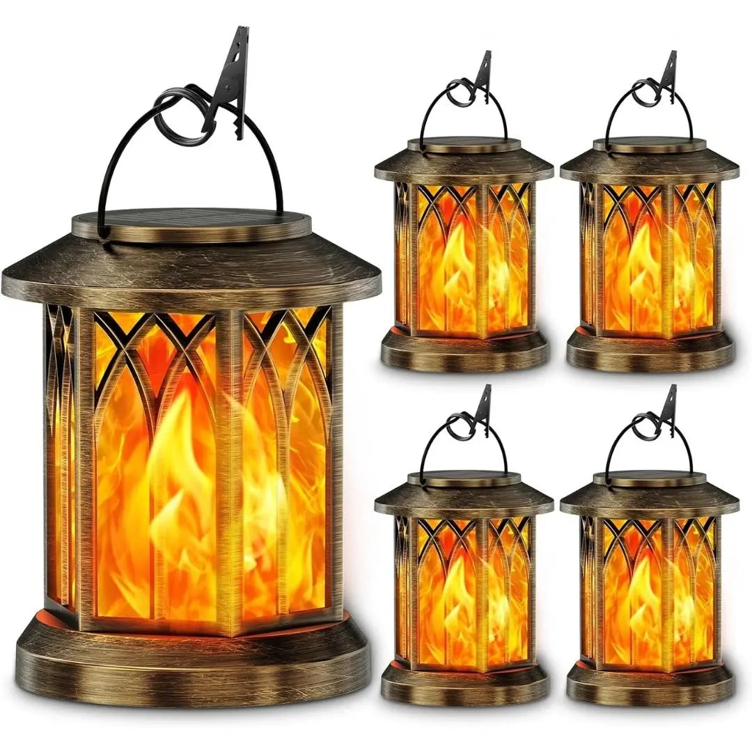 Oriva Solar Fence Lights - Outdoor Waterproof Decorative Wall Lamps