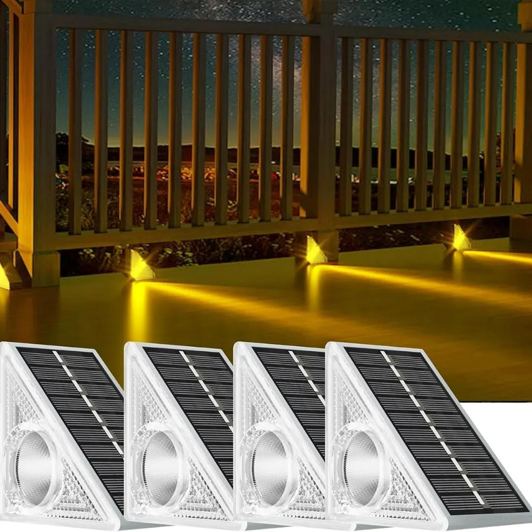 StepBright Solar Garden Step Lights - Waterproof Outdoor Lighting