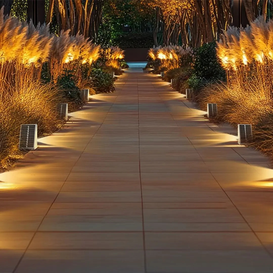 StepBright Solar Garden Step Lights - Waterproof Outdoor Lighting