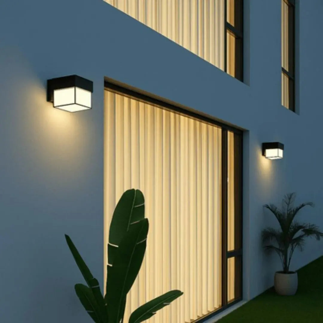 PIR Motion Sensor Outdoor LED Wall Light - Waterproof Smart Security Lighting
