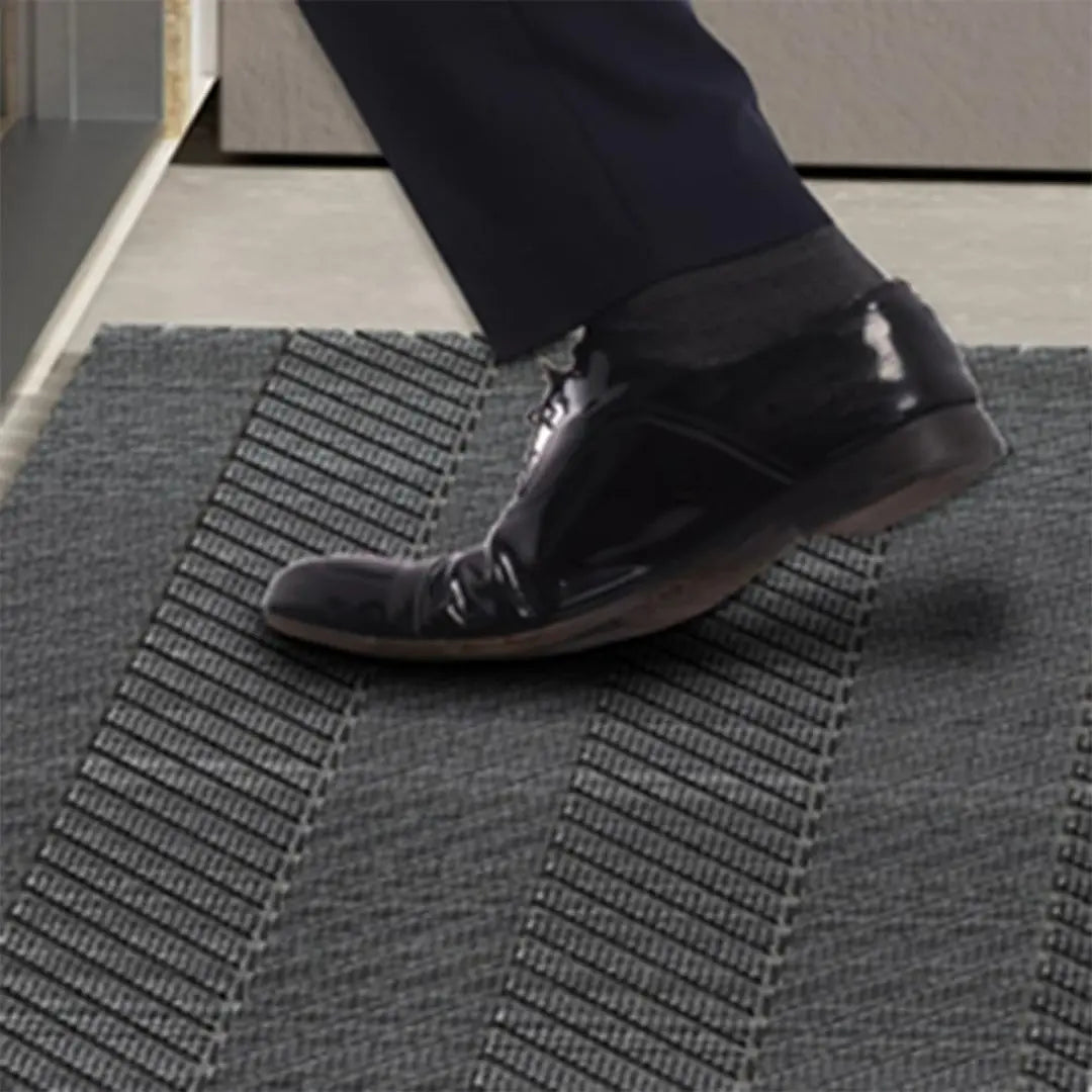 CompolicyTweed Slip-Resistant Door Mat - Edge-Free Indoor and Outdoor Mat