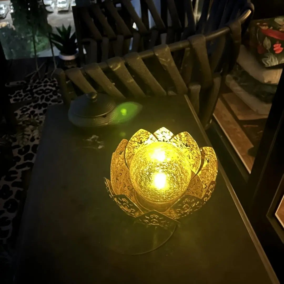 Liora Solar Lotus Garden Lights - Decorative Waterproof Outdoor Ornaments
