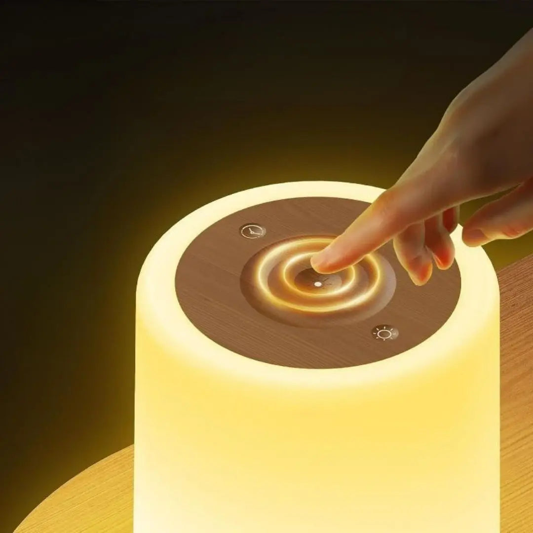 Rechargeable RGB Bedside Lamp – Touch and Remote Control