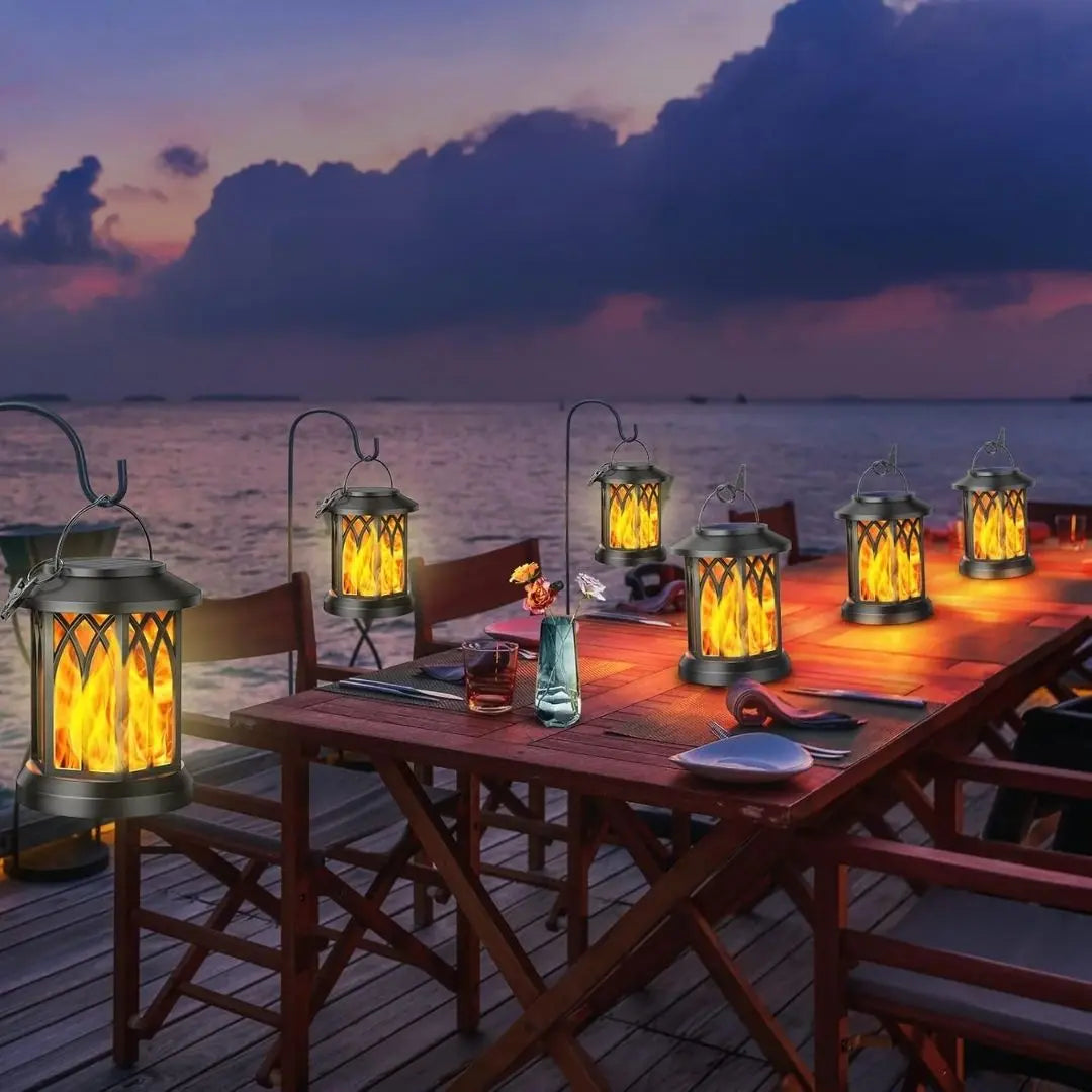 Oriva Solar Fence Lights - Outdoor Waterproof Decorative Wall Lamps