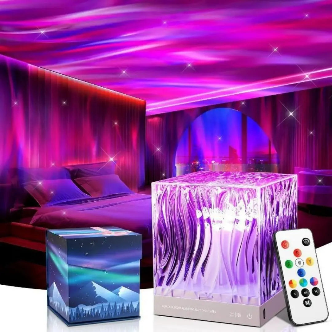 AuroraBoreal Northern Lights Projector - Bluetooth White Noise Night Light
