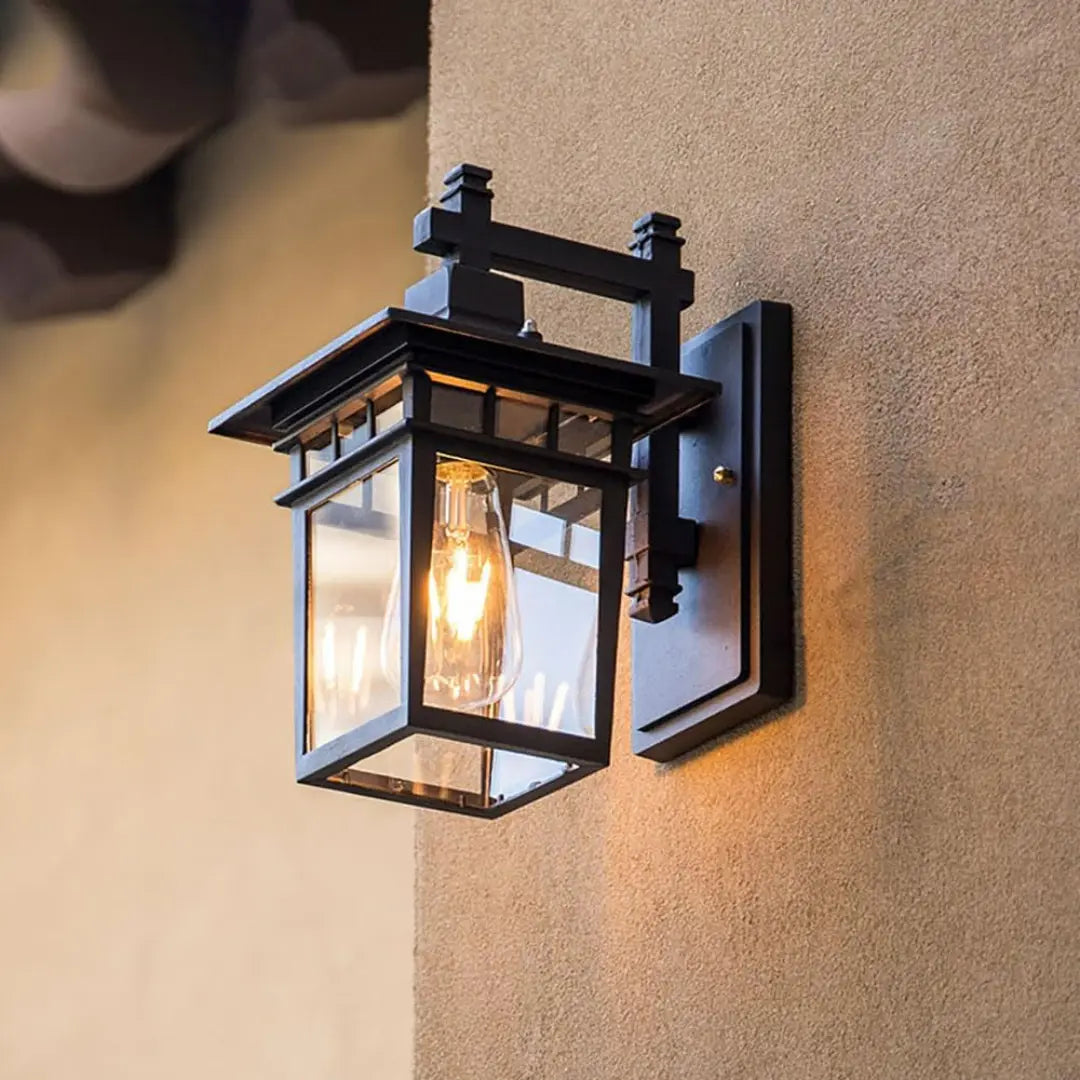Rustic Vintage Aluminum Outdoor Light - Weatherproof Classic Charm