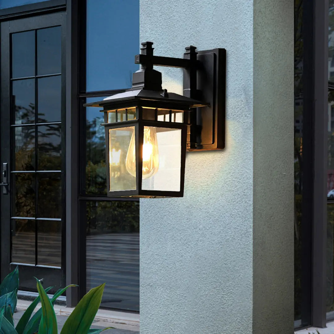 Rustic Vintage Aluminum Outdoor Light - Weatherproof Classic Charm