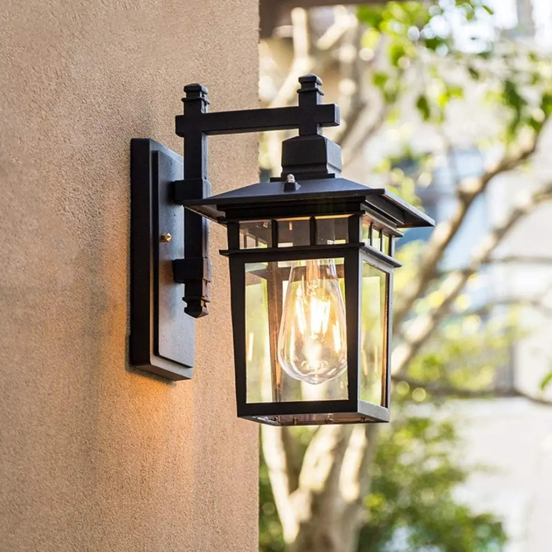 Rustic Vintage Aluminum Outdoor Light - Weatherproof Classic Charm