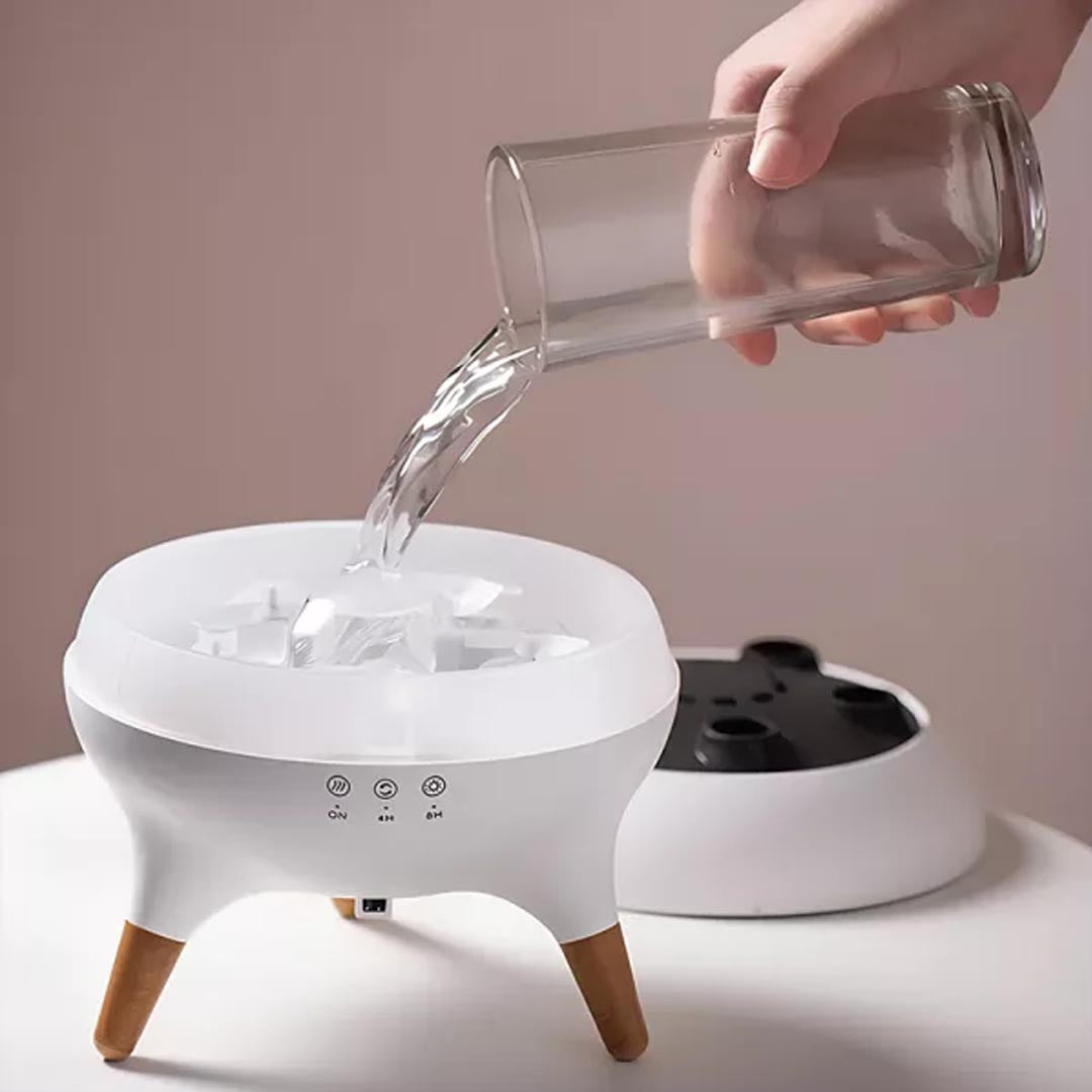 Jellyfish Aroma Humidifier - Ultrasonic Essential Oil Diffuser with 7 LED Lights