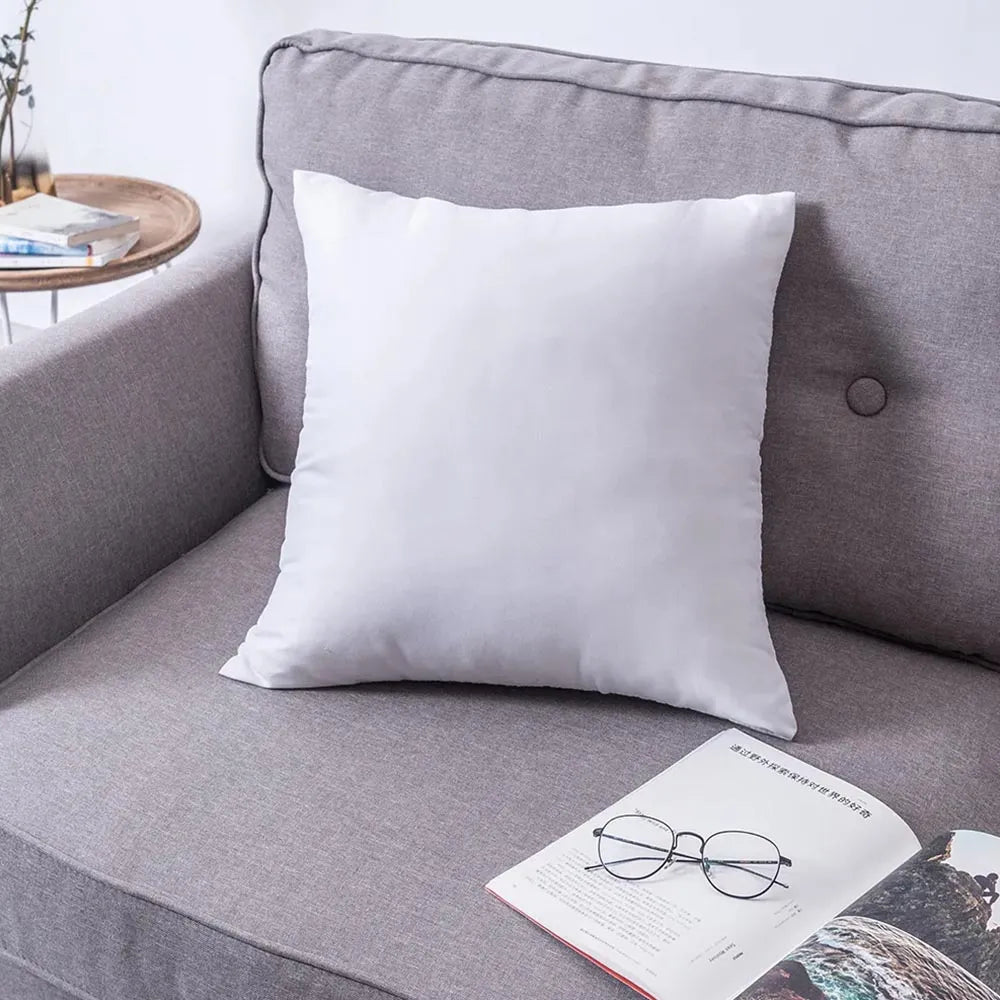 Set of 2 Cushion Inserts – Hollowfibre Inner Pads for Cushion Covers