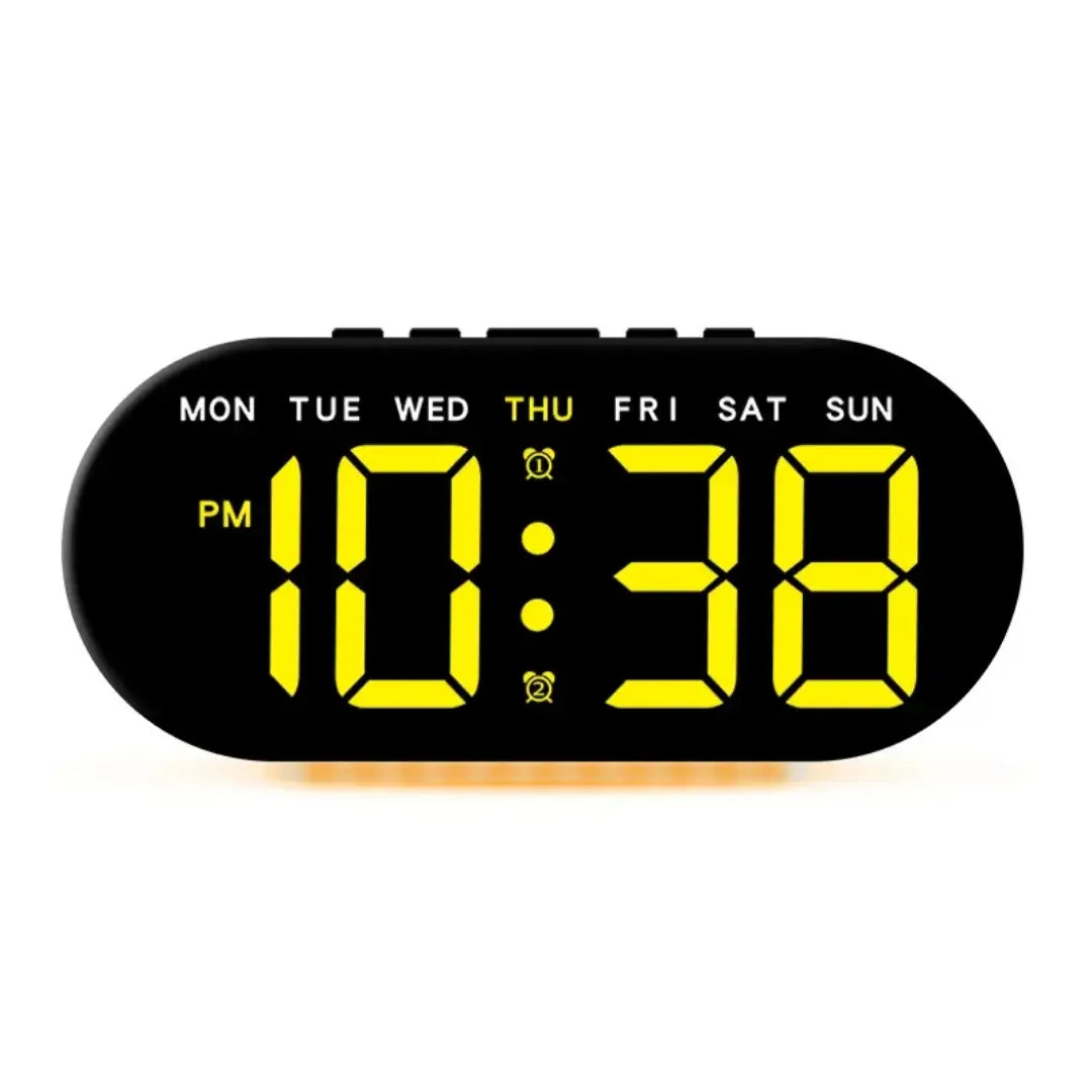 Multifunctional Silent Digital Bedside Alarm Clock