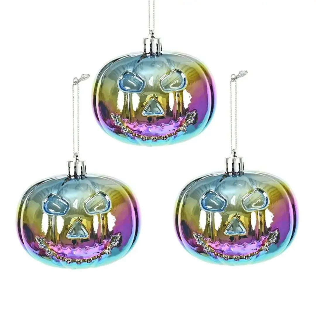 3 PCs Vintage Halloween Pumpkin Hanging Balls