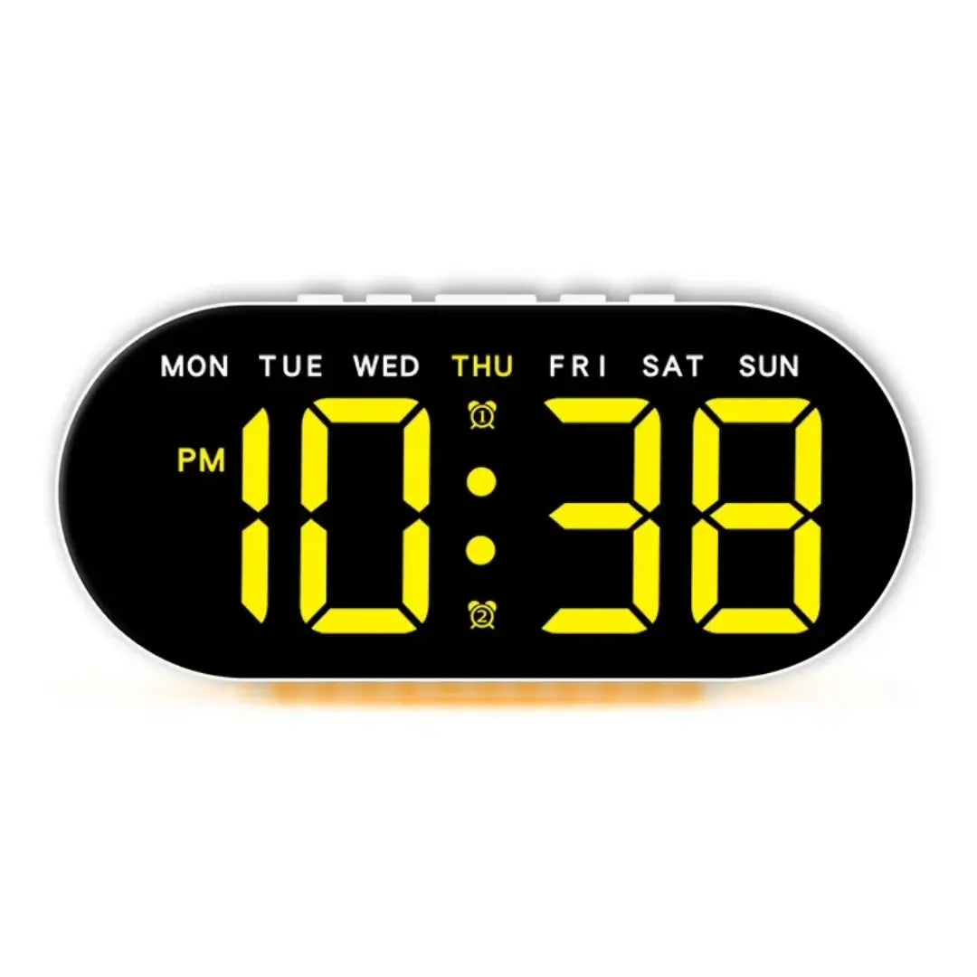 Multifunctional Silent Digital Bedside Alarm Clock