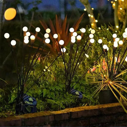 Firefly Solar Garden Lights - Waterproof Outdoor LED Stakes