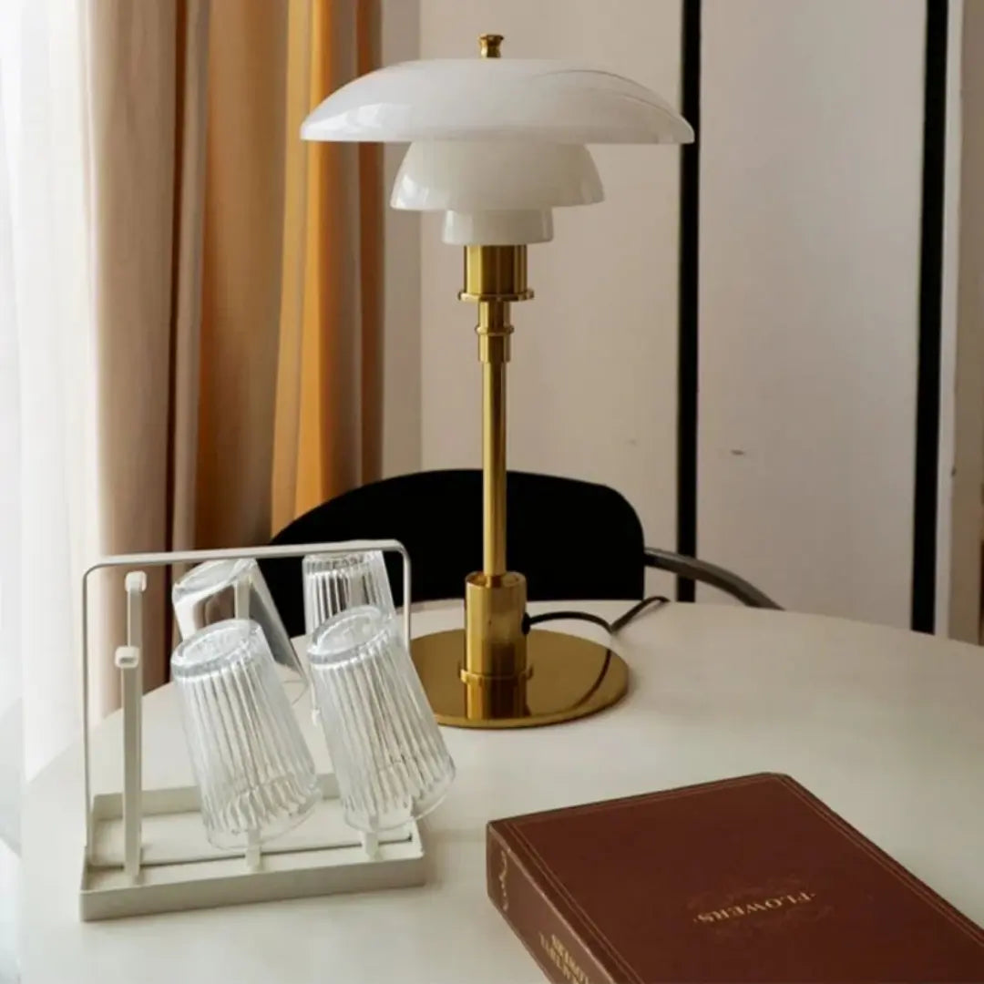 Danish Designer Table Lamp - Retro Mid Century Scandinavian LED Accent Light