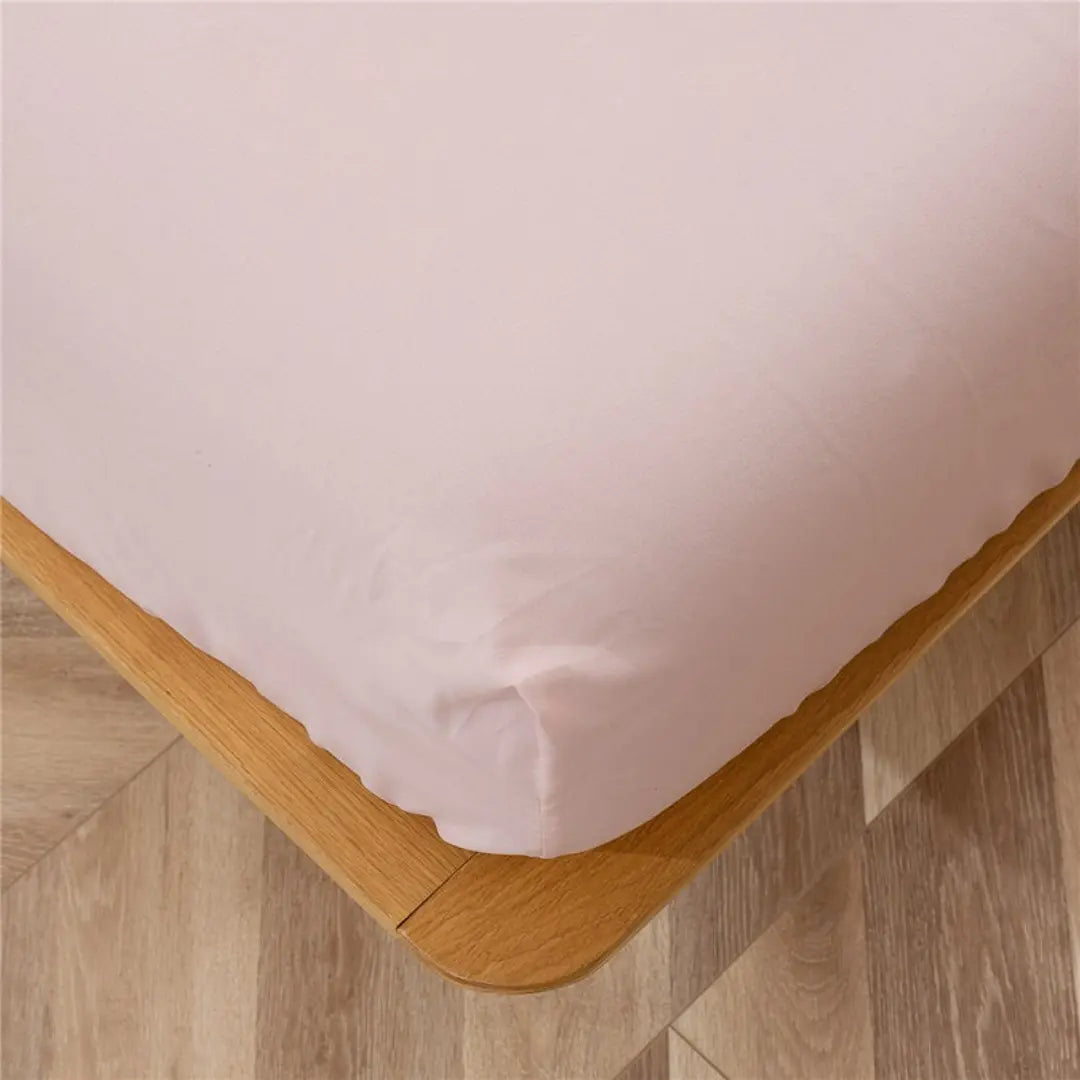 Silvara 4-Piece Cotton Bed Sheet Set - Soft Microfiber Fitted Sheets with Deep Pockets and Pillowcases