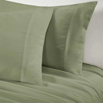 Silvara 4-Piece Cotton Bed Sheet Set - Soft Microfiber Fitted Sheets with Deep Pockets and Pillowcases