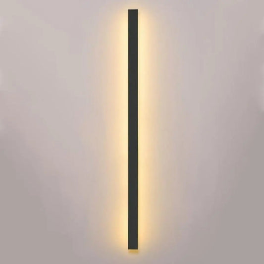 Aluminium Backlit Wall Lamp - Sleek Outdoor Fixture with Modern Glow and Durability