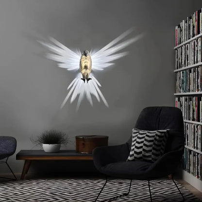 Aurev - Luminous Wings Wall Light
